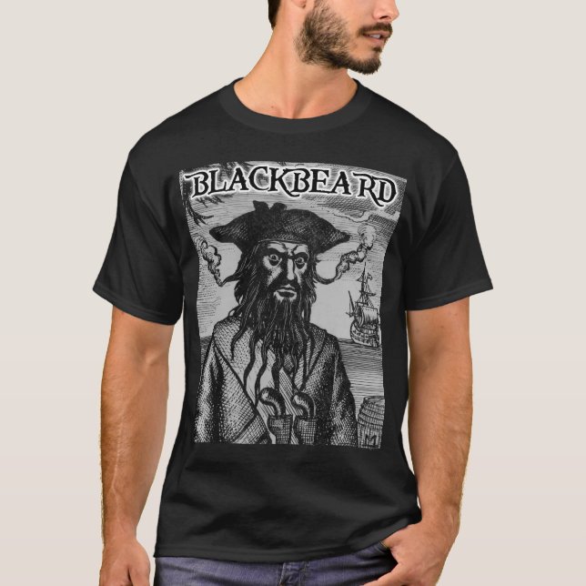 Blackbeard the Pirate Shirt (Front)