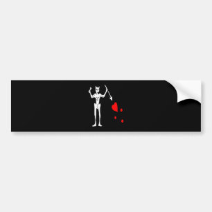 Blackbeard-White Bumper Sticker