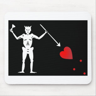 BlackBeards Flag (Edward Teach) Mouse Pad