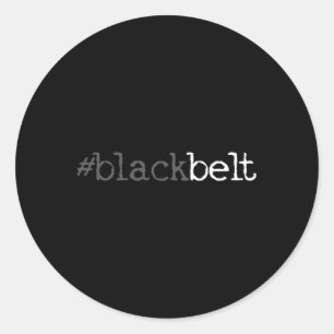 Blackbelt Karate Taekwondo Martial Arts Gift 1 Classic Round Sticker