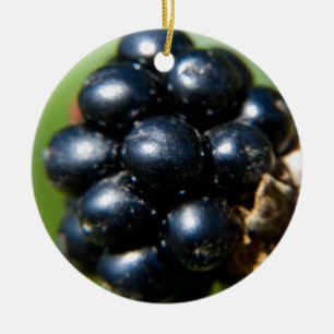 Blackberries Ceramic Tree Decoration