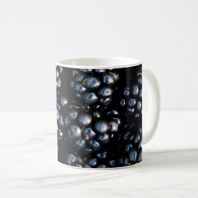 Blackberries Coffee Mug (Front Right)