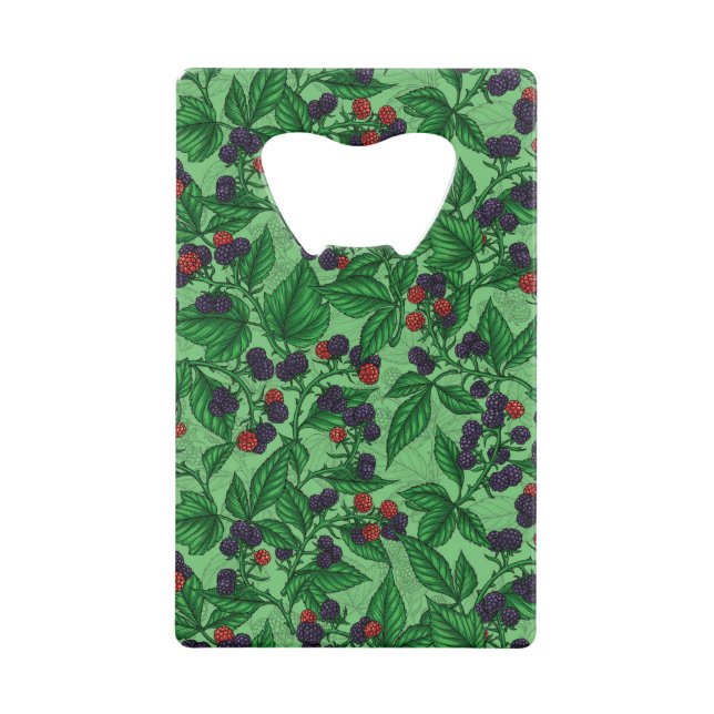 Blackberries on green (Front)