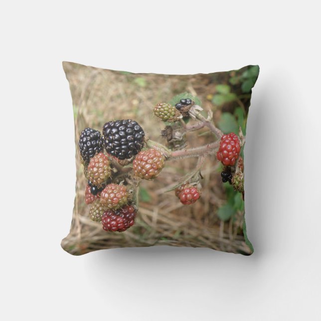 Blackberry Bonanza Pillow (Front)