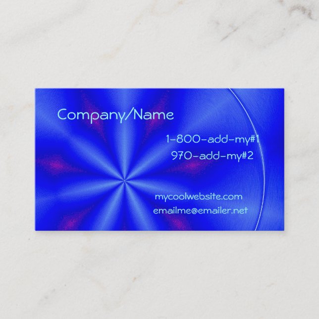 Blackberry Colour Business Card (Front)