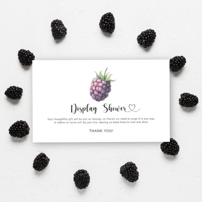 Blackberry - display shower enclosure card (Creator Uploaded)