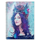 Blackberry Fairy's New Crown Spiral Notebook