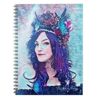 Blackberry Fairy's New Crown Spiral Notebook