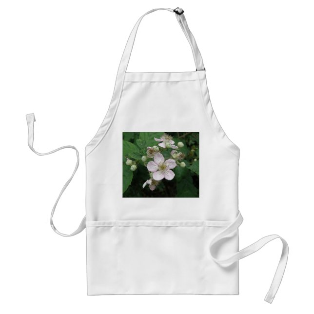 Blackberry Flowers Apron (Front)