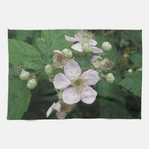 Blackberry Flowers Kitchen Towel