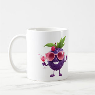 Blackberry Fun Cheerful Vacation Tropical Drink  Coffee Mug