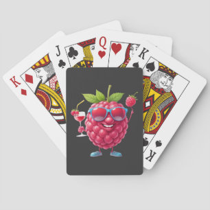 Blackberry Fun Cheerful Vacation Tropical Drink Playing Cards