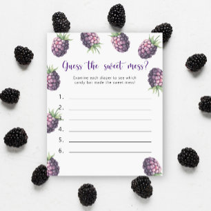 Blackberry - Guess the sweet mess game