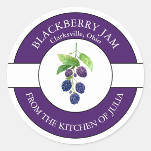 Blackberry Jam Label 