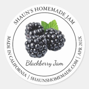 Blackberry Jam Modern label