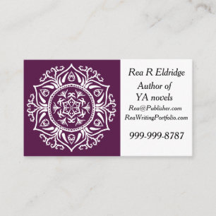 Blackberry Mandala Business Card