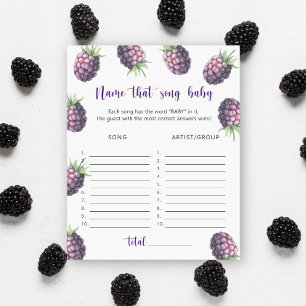 Blackberry - Name that song baby