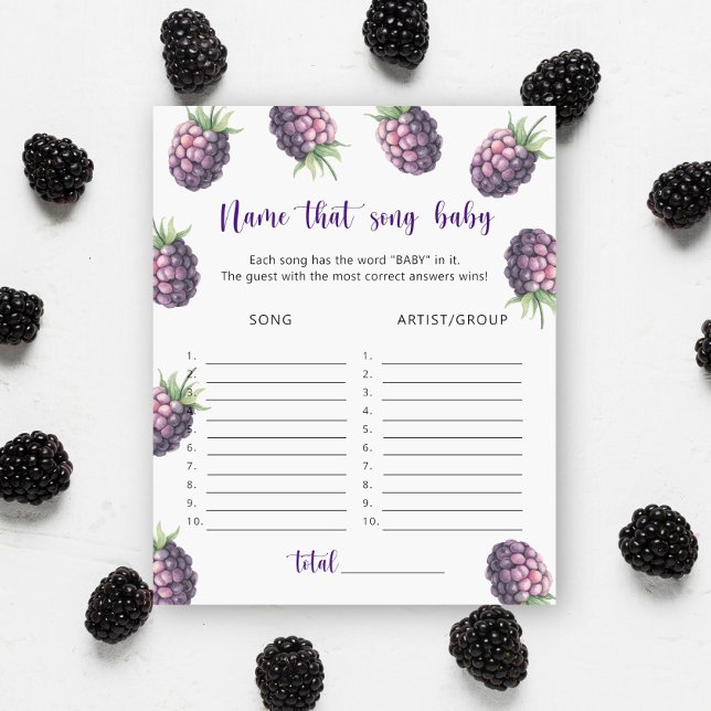 Blackberry - Name that song baby (Creator Uploaded)