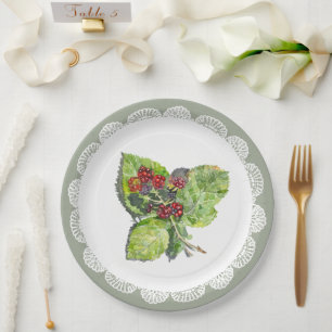 BlackBerry Paper Plate