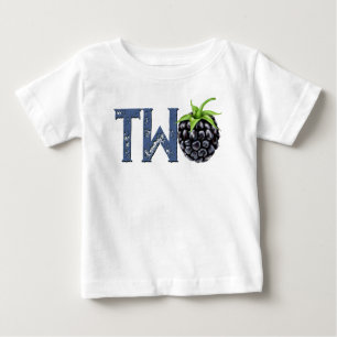 Blackberry TWO Second Birthday Baby T-Shirt