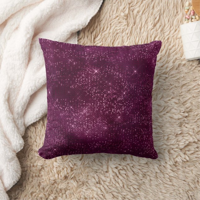 Blackberry Wine Pattern  Cushion (Blanket)