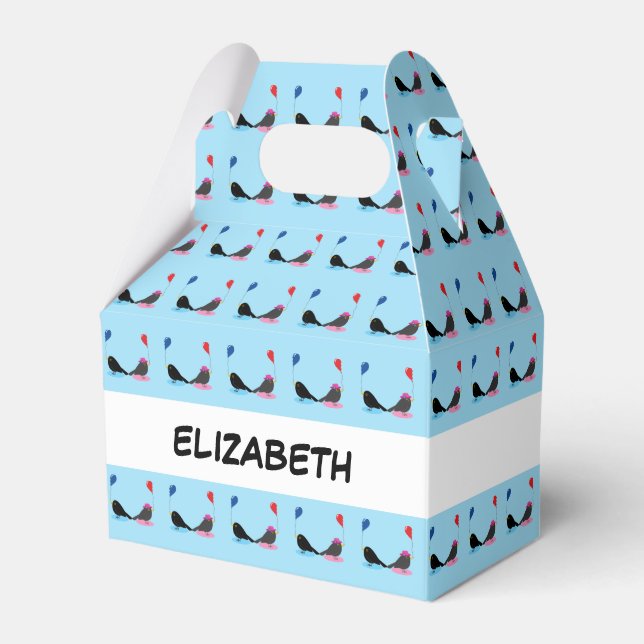 Blackbird Finding Your Other Half Favour Box (Front Side)