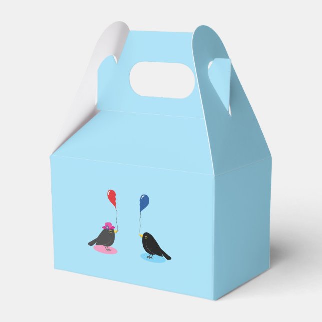 Blackbird Finding Your Other Half Favour Box (Front Side)