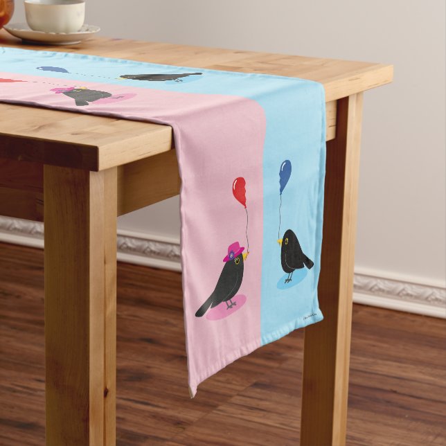 Blackbird Finding Your Other Half Medium Table Runner (In Situ)