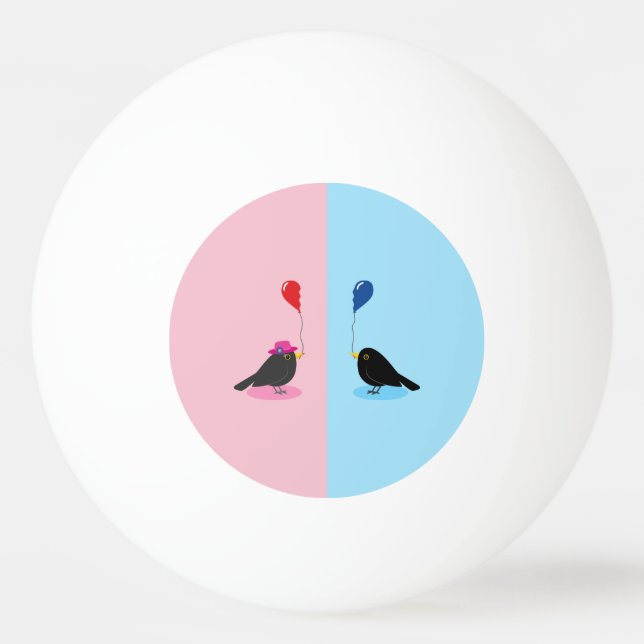 Blackbird Finding Your Other Half Ping Pong Ball (Front)