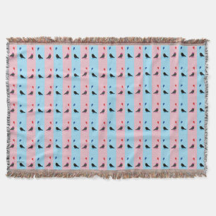 Blackbird Finding Your Other Half Throw Blanket