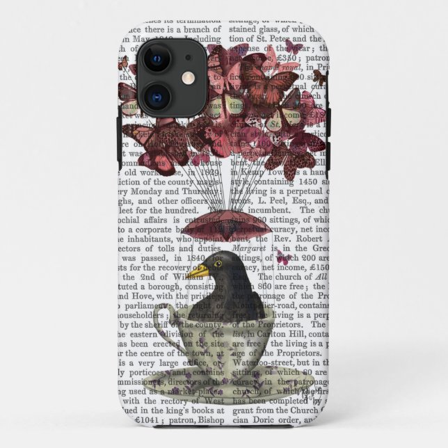 Blackbird In Teacup Case-Mate iPhone Case (Back)