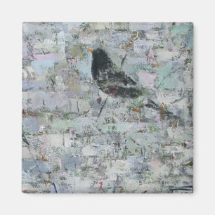 Blackbird in Tree 2012 Magnet