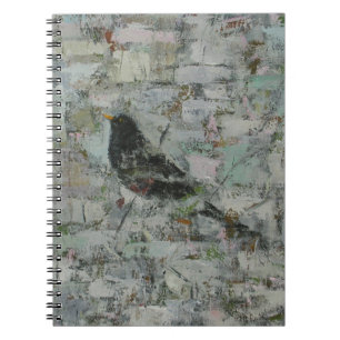 Blackbird in Tree Notebook