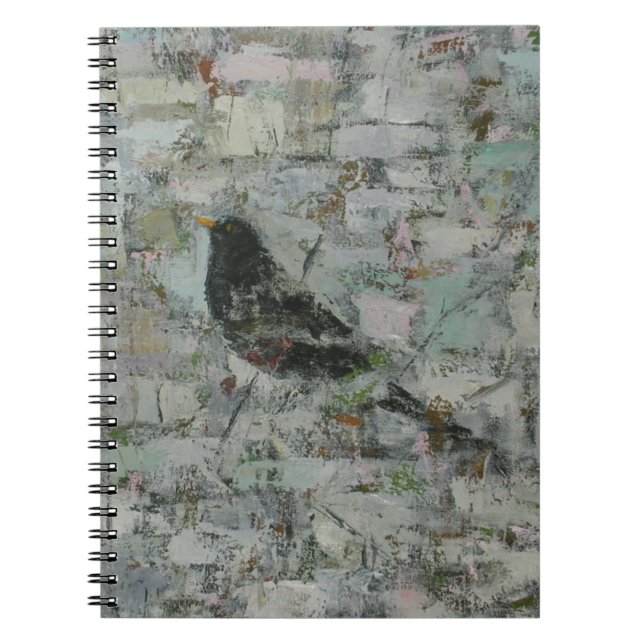 Blackbird in Tree Notebook (Front)
