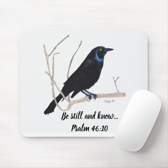 Blackbird Inspirational Mousepad (With Mouse)