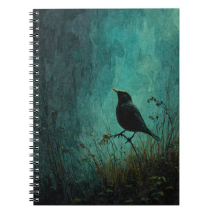 Blackbird Midnight Meadow Notebook
