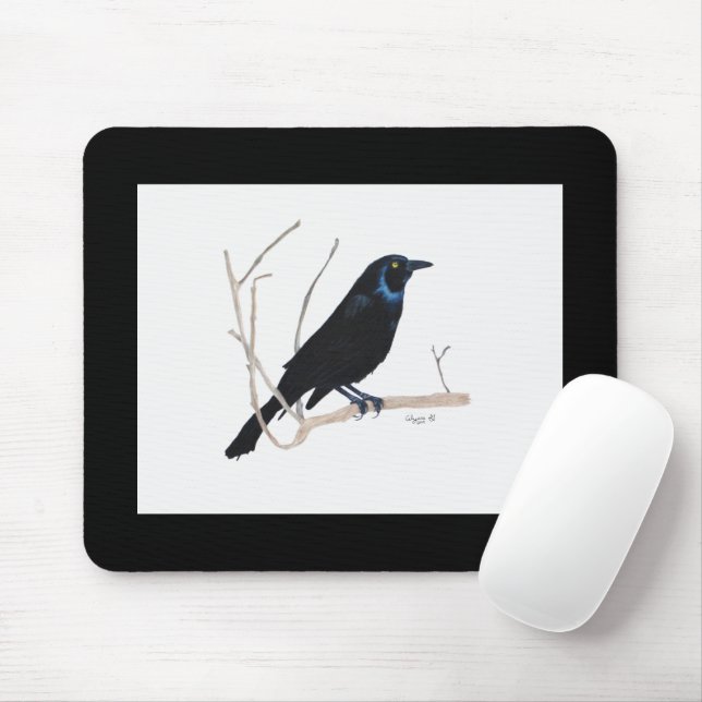 Blackbird Mousepad (With Mouse)