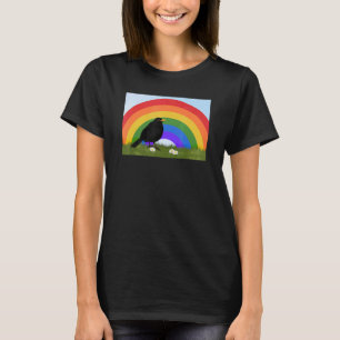 Blackbird Rainbow Bird Birdlover Birdwatcher Biolo T-Shirt