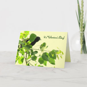 Blackbird Valentine Holiday Card