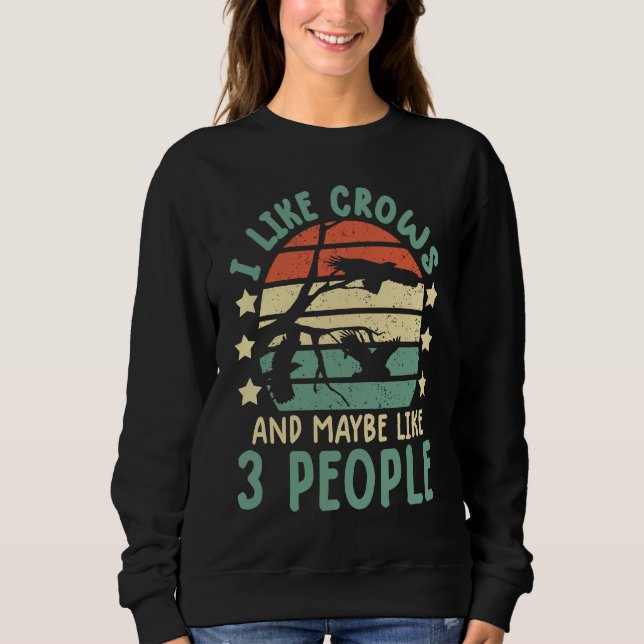 blackbird  women crow  for men crow  crow sweatshirt (Front)