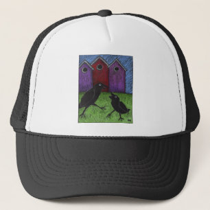 Blackbirds Playing Trucker Hat