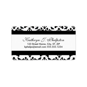 Blackbirds Singing Personalised Address Label