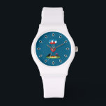 Blackbird's Spaghetti Meatballs Valentine's Date Watch<br><div class="desc">An illustration of a cute cartoon couple blackbird's spaghetti meatballs romantic date. This sweet simple design is a gift idea for heart's day,  valentine's day,  romantic people,  bird lovers,  and for people who love romantic film and books.</div>