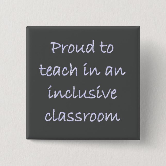 Blackboard 15 Cm Square Badge (Front)