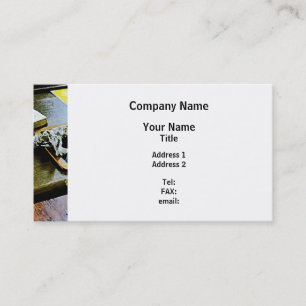 Blackboard and Book Business Card