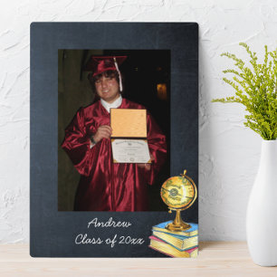 Blackboard Graduation Photo Plaque 5x7