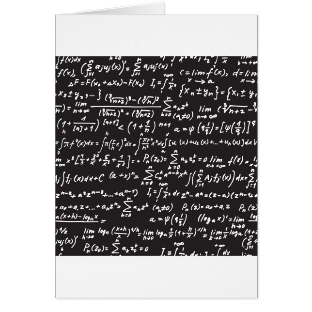 Blackboard Math Equations (Front)