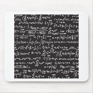 Blackboard Math Equations Mouse Pad