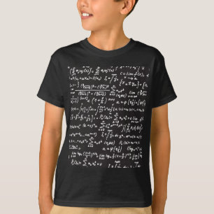 Blackboard Math Equations T-Shirt