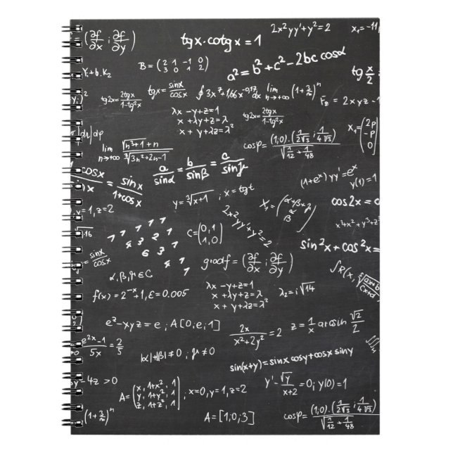 Blackboard Math Notebook (Front)